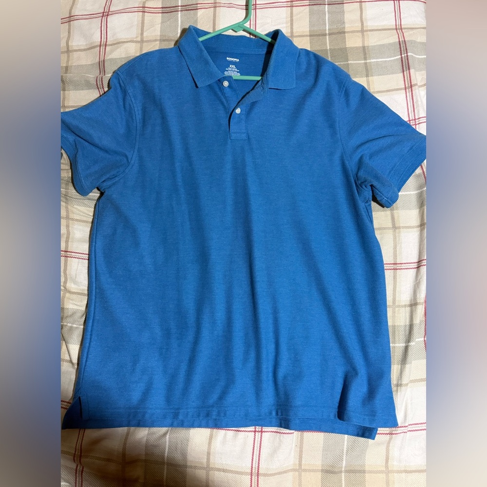 Sonoma Vibrant Blue Polo Shirt